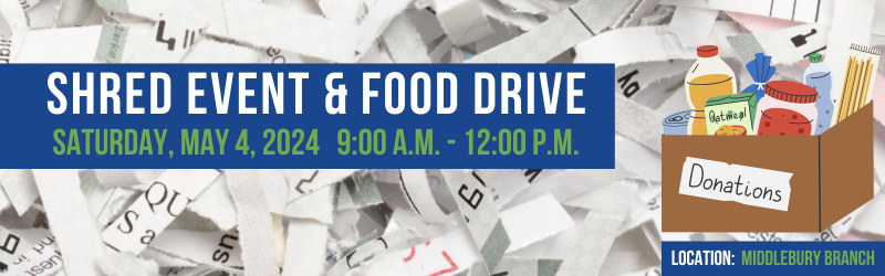Shred Event and Food Drive 2024